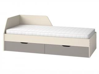MELO ME9 postel na matraci 200x90 cm antracyt