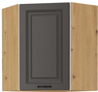 Stilo 58x58 GN-72 1F skříňka horní rohová šedá
