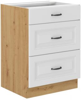Stilo 60 D 3S BB skříňka spodní 60 cm  3 šuplíky