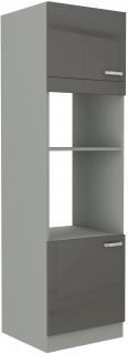 UNI 60 DPM-210 2F skříň na vest. troubu a mikrovlnku  60 cm