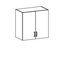 UNI 80 G-72 skříňka horní 80 cm  2 dveřová