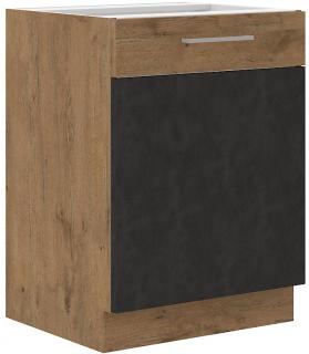 VIGO 60 D 1F BB  skříňka 60 cm šedá