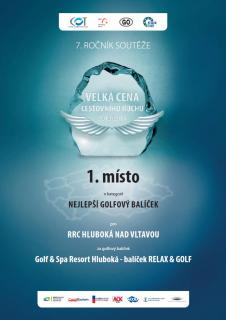 Pobytový balíček RELAX A GOLF pro dva (Nejlepší nabídka - 5* ubytování, snídaně, golf, driving range a neomezený wellness)