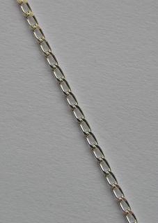 Klasický C - stříbrný řetízek - délka 18cm