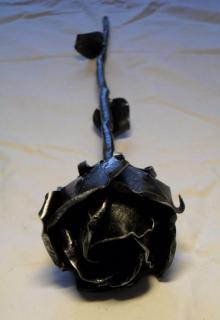 Kovaná růže - black