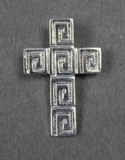 Křížek - stříbrný přívěsek / přívěsek ze stříbra