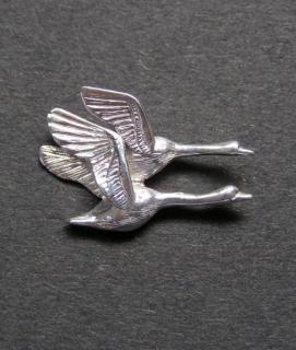Letící labutě - stříbrný přívěšek