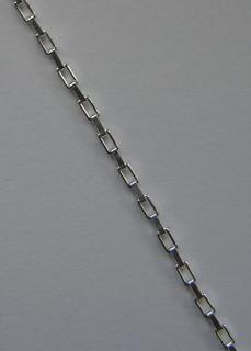 Stříbrný řetízek - hranatý - 40cm