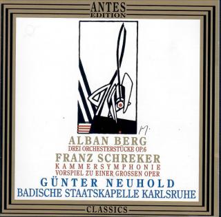 Alban Berg, Franz Schreker, Günter Neuhold, Badische Staatskapelle - Drei Orchesterstücke, Op. 6 / Kammersymphonie /Vorspiel Zu Einer Grossen Oper - CD (CD: Alban Berg, Franz Schreker, Günter Neuhold, Badische Staatskapelle - Drei Orchesterstücke, Op. 6 /