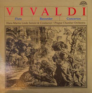 Antonio Vivaldi, Hans-Martin Linde, Prague Chamber Orchestra - Flute Recorder Concertos - LP (LP: Antonio Vivaldi, Hans-Martin Linde, Prague Chamber Orchestra - Flute Recorder Concertos)