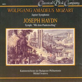 Budapest Chamber Ensemble, Michail Iwanova - Wolfgang Amadeus Mozart: Jupiter Symphonie, Joseph Haydn: Symph. "Mit dem Paukenschlag" - CD (CD: Budapest Chamber Ensemble, Michail Iwanova - Wolfgang Amadeus Mozart: Jupiter Symphonie, Joseph Haydn: Symph. "M