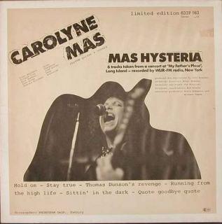 Carolyne Mas - Mas Hysteria - LP (LP: Carolyne Mas - Mas Hysteria)
