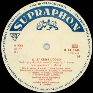 Dechová Hudba Supraphon - 50 Let České Lidovky - Mono- LP / Vinyl (LP / Vinyl: Dechová Hudba Supraphon - 50 Let České Lidovky)