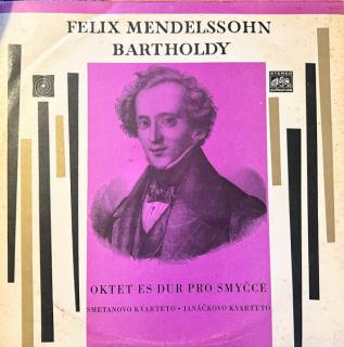 Felix Mendelssohn-Bartholdy, Janáček Quartet, Smetana Quartet -  Octet In E Flat Major, Op.20 - LP (LP: Felix Mendelssohn-Bartholdy, Janáček Quartet, Smetana Quartet -  Octet In E Flat Major, Op.20)
