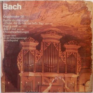 Johann Sebastian Bach - Günter Metz - Orgelwerke 20 - LP / Vinyl (LP / Vinyl: Johann Sebastian Bach - Günter Metz - Orgelwerke 20)