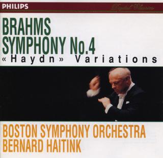 Johannes Brahms, Boston Symphony Orchestra, Bernard Haitink - Brahms Symphony No. 4, "Haydn" Variations - CD (CD: Johannes Brahms, Boston Symphony Orchestra, Bernard Haitink - Brahms Symphony No. 4, "Haydn" Variations)