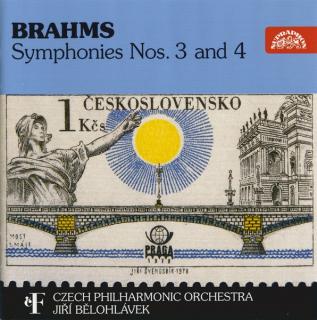 Johannes Brahms, Jiří Bělohlávek, The Czech Philharmonic Orchestra - Symphonies Nos. 3 and 4 - CD (CD: Johannes Brahms, Jiří Bělohlávek, The Czech Philharmonic Orchestra - Symphonies Nos. 3 and 4)