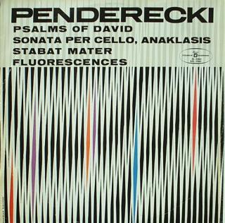 Krzysztof Penderecki - Psalms Of David / Sonata Per Cello / Anaklasis / Stabat Mater / Fluorescences - LP (LP: Krzysztof Penderecki - Psalms Of David / Sonata Per Cello / Anaklasis / Stabat Mater / Fluorescences)