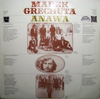 Marek Grechuta  Anawa - Marek Grechuta Anawa - LP (LP: Marek Grechuta  Anawa - Marek Grechuta Anawa)