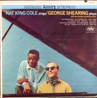 Nat King Cole / George Shearing - Nat King Cole Sings / George Shearing Plays - LP (LP: Nat King Cole / George Shearing - Nat King Cole Sings / George Shearing Plays)