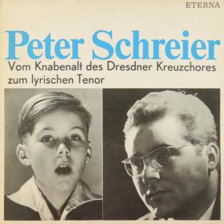 Peter Schreier - Vom Knabenalt Des Dresdner Kreuzchores Zum Lyrischen Tenor - LP (LP: Peter Schreier - Vom Knabenalt Des Dresdner Kreuzchores Zum Lyrischen Tenor)