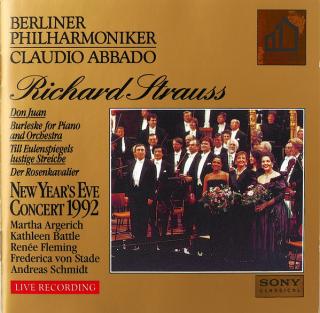 Richard Strauss – Berliner Philharmoniker, Claudio Abbado - New Year’s Eve Concert 1992 - CD (CD: Richard Strauss – Berliner Philharmoniker, Claudio Abbado - New Year’s Eve Concert 1992)