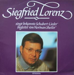 Siegfried Lorenz - Siegfried Lorenz Singt Bekannte Schubert-Lieder - LP (LP: Siegfried Lorenz - Siegfried Lorenz Singt Bekannte Schubert-Lieder)