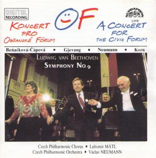 The Czech Philharmonic Orchestra, Ludwig van Beethoven, Czech Philharmonic Chorus - Symphony No. 9 - A Concert For The Civic Forum - CD (CD: The Czech Philharmonic Orchestra, Ludwig van Beethoven, Czech Philharmonic Chorus - Symphony No. 9 - A Concert For