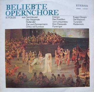 Various - Beliebte Opernchöre III. Folge - LP (LP: Various - Beliebte Opernchöre III. Folge)