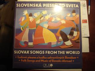 Various - Slovenská pieseň zo sveta - Slovak Songs From The World - LP (LP: Various - Slovenská pieseň zo sveta - Slovak Songs From The World)