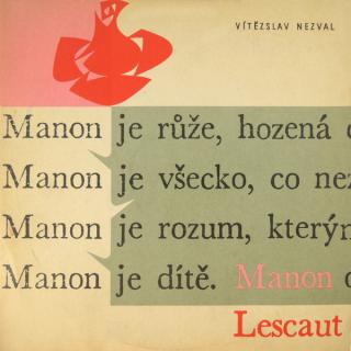 Vítězslav Nezval - Manon Lescaut - LP (LP: Vítězslav Nezval - Manon Lescaut)