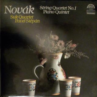 Vítězslav Novák - Suk Quartet, Pavel Štěpán - String Quartet No. 1 / Piano Quintet - LP (LP: Vítězslav Novák - Suk Quartet, Pavel Štěpán - String Quartet No. 1 / Piano Quintet)