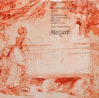 Wolfgang Amadeus Mozart - Cécile Ousset - Klaviersonate F-dur Kv 332 / Klaviersonate B-dur Kv 333 / 12 Variationen C-dur Kv 265 "Ah, Vous Diraj-je, Maman" - LP (LP: Wolfgang Amadeus Mozart - Cécile Ousset - Klaviersonate F-dur Kv 332 / Klaviersonate B-dur