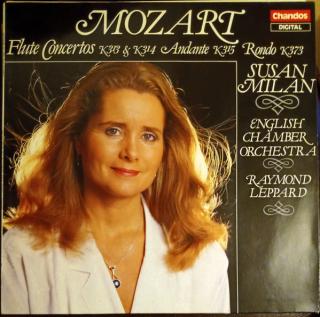 Wolfgang Amadeus Mozart, English Chamber Orchestra, Susan Milan, Raymond Leppard - Flute Concertos K313  314 Andante K315 Rondo K373 - LP (LP: Wolfgang Amadeus Mozart, English Chamber Orchestra, Susan Milan, Raymond Leppard - Flute Concertos K313  314)