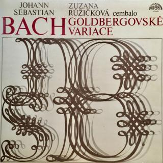Zuzana Růžičková, Johann Sebastian Bach - Goldbergovské variace - LP (LP: Zuzana Růžičková, Johann Sebastian Bach - Goldbergovské variace)