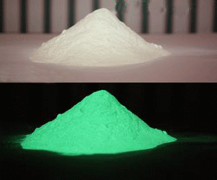 100g fosforový pigment zelený - GhostNight Green (Fosforový pigment)