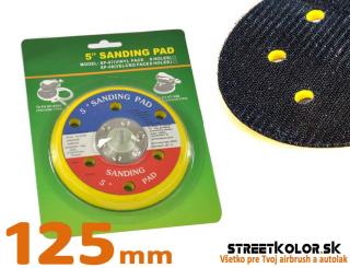 125mm unašeč na suchý zip pro pneu brusku, závit: M8
