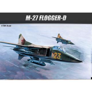 Academy MIG-27 Flogger-D Model Set letadla 1:72, 44 dílů (***SKLADOM***POPIS PRIPRAVUJEME***)