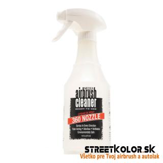 Airbrush čistič Iwata 473ml pro airbrush v rozprašovači s 360 ° tryskou (Iwata Medea Cleaner)