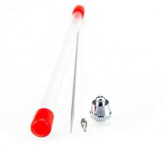 Airbrush jehla, tryska, kryt trysky 0,2 mm (NOZZLE + NEEDLE and NOZZLE CAP 0,2mm for FENGDA + HSENG)
