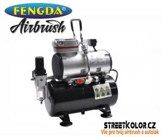 Airbrush kompresor Fengda AS-189, Výkon až 6 barů (FENGDA AS-189)