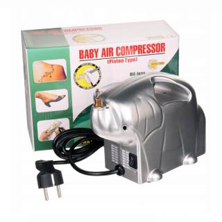 Airbrush kompresor HSENG AS16 (HSENG AS16, malý tichý airbrush kompresor)