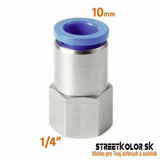Airbrush přímá spojka vzduchu 1/4 &quot;- 10mm