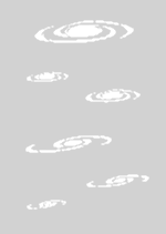 Airbrush šablona CreateX, formát A5 - 148 x 210 mm (Galaxy)