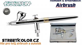 Airbrush stříkací pistole HARDER &amp; STEENBECK Evolution CRplus 0,2mm (Harder &amp; Steenbeck Evolution CRplus 0.2 - 126214)