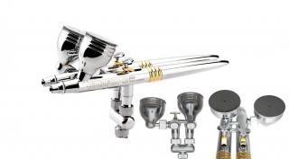 Airbrush stříkací pistole HARDER &amp; STEENBECK Evolution CRplus twin 0,4+0,6mm
