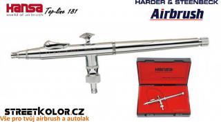 Airbrush stříkací pistole HARDER &amp; STEENBECK Hansa Topline 181 Chrome 0,2 mm