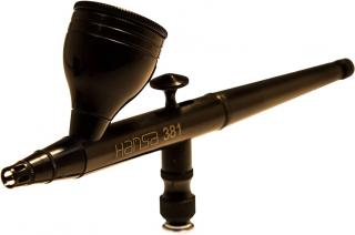 Airbrush stříkací pistole HARDER &amp; STEENBECK Hansa Topline 381 Black 0,3 mm (HANSA 381 SCHWARZ 0,3mm TOPLINE)