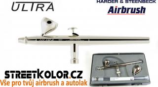 Airbrush stříkací pistole HARDER &amp; STEENBECK ULTRA 2v1 0,2 + 0,4 mm