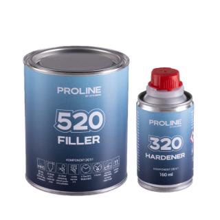 Akrylový plnič bílý PROLINE 520 HS 5: 1 (800 + 160 ml) (PROLINE 520 WHITE FILLER + PROLINE 320 HARDENER)